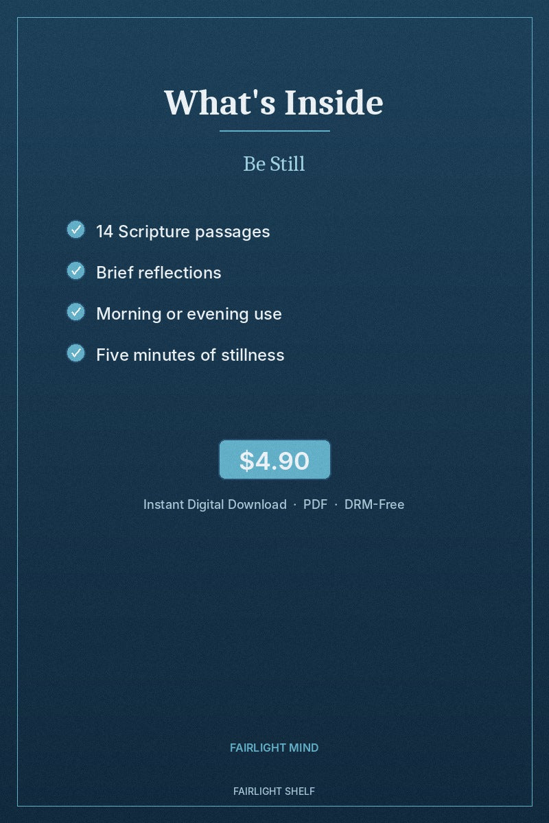 Be Still (VIP)
