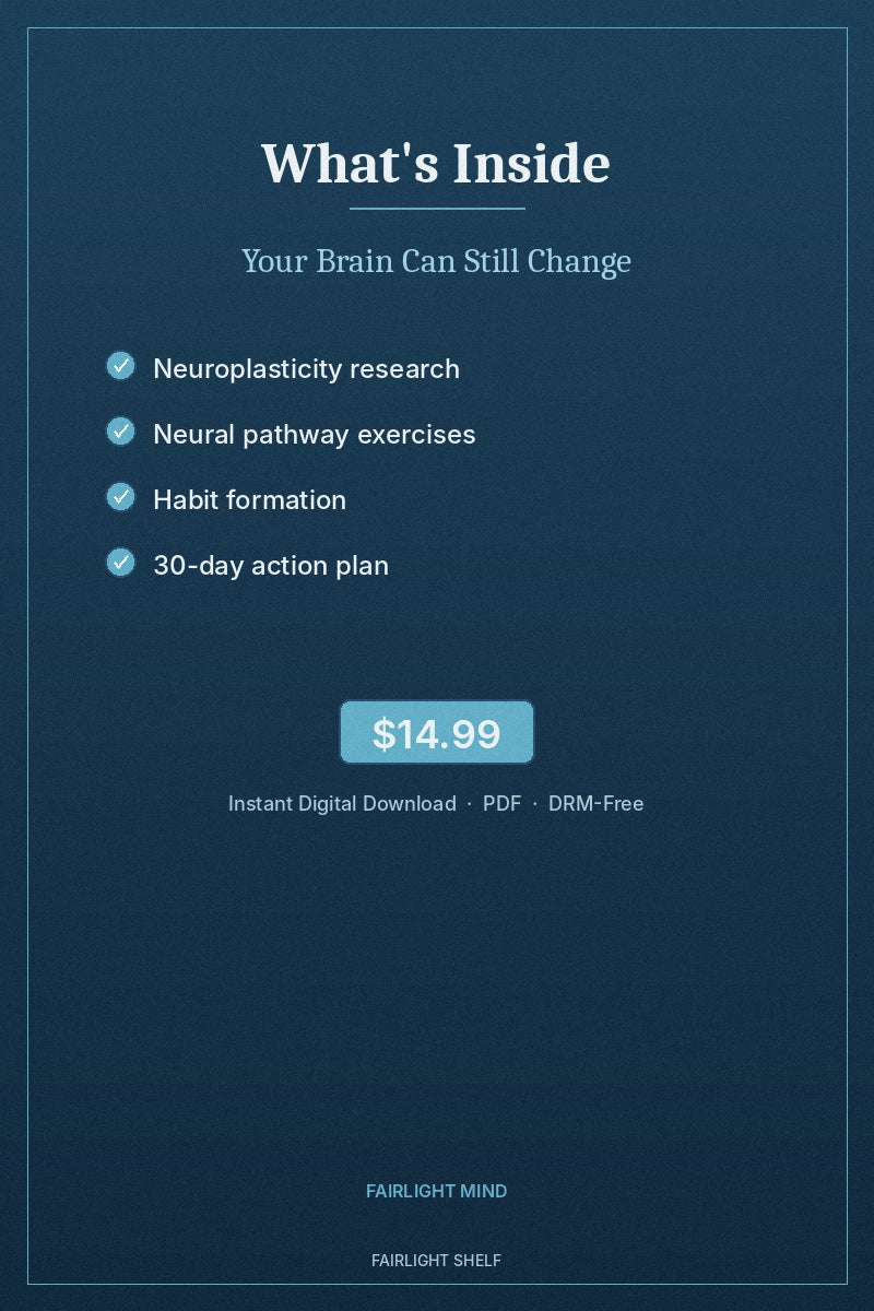 Your Brain Can Still Change (VIP)