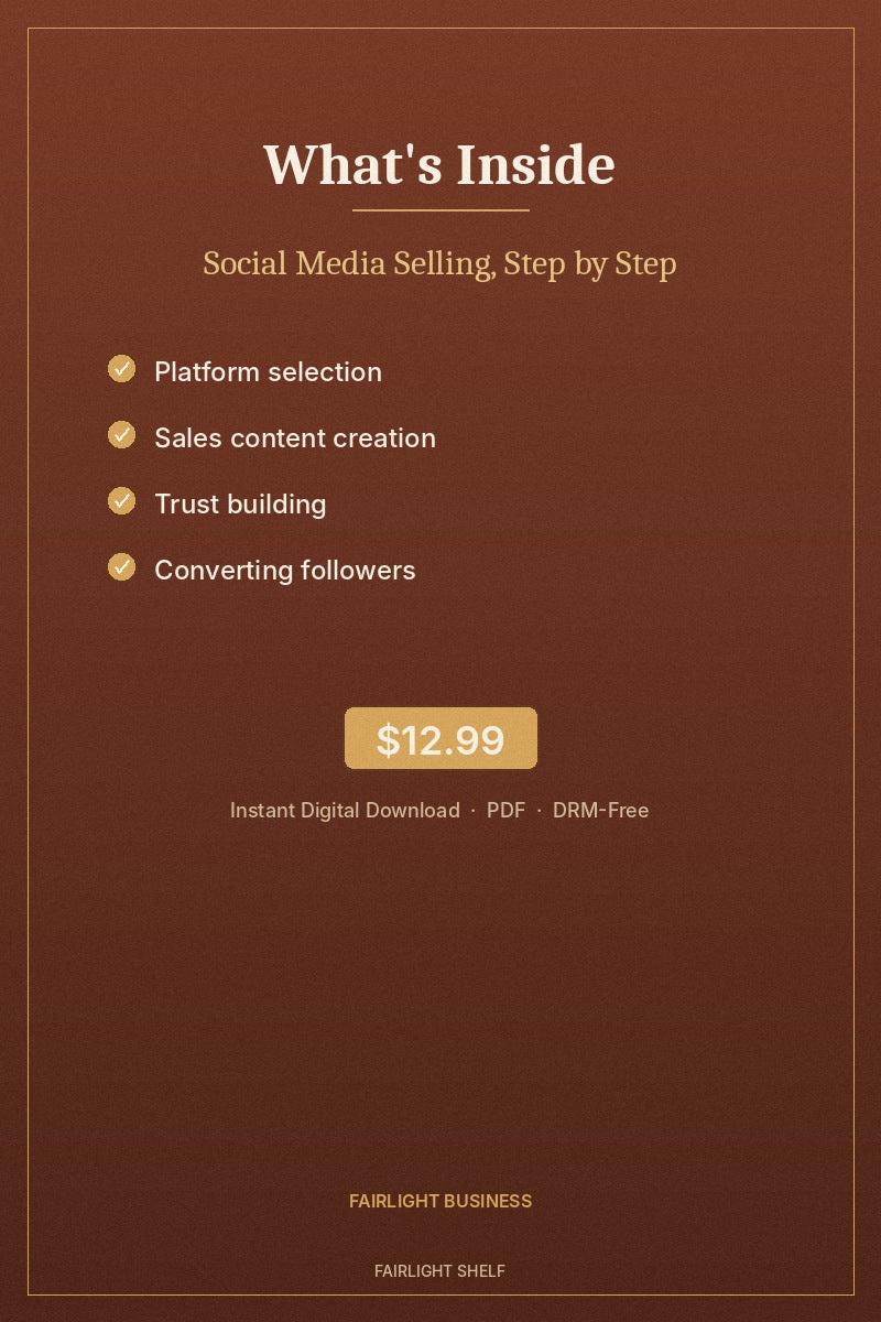 Social Media Selling, Step by Step (VIP)