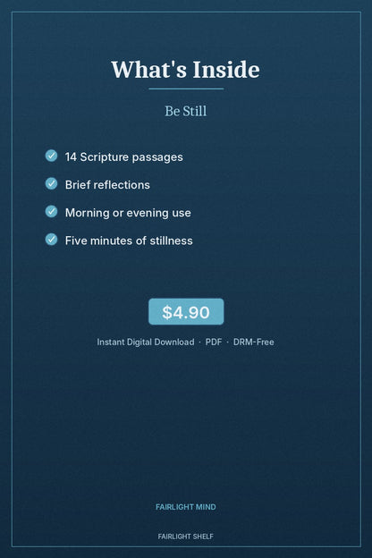 Be Still (VIP)