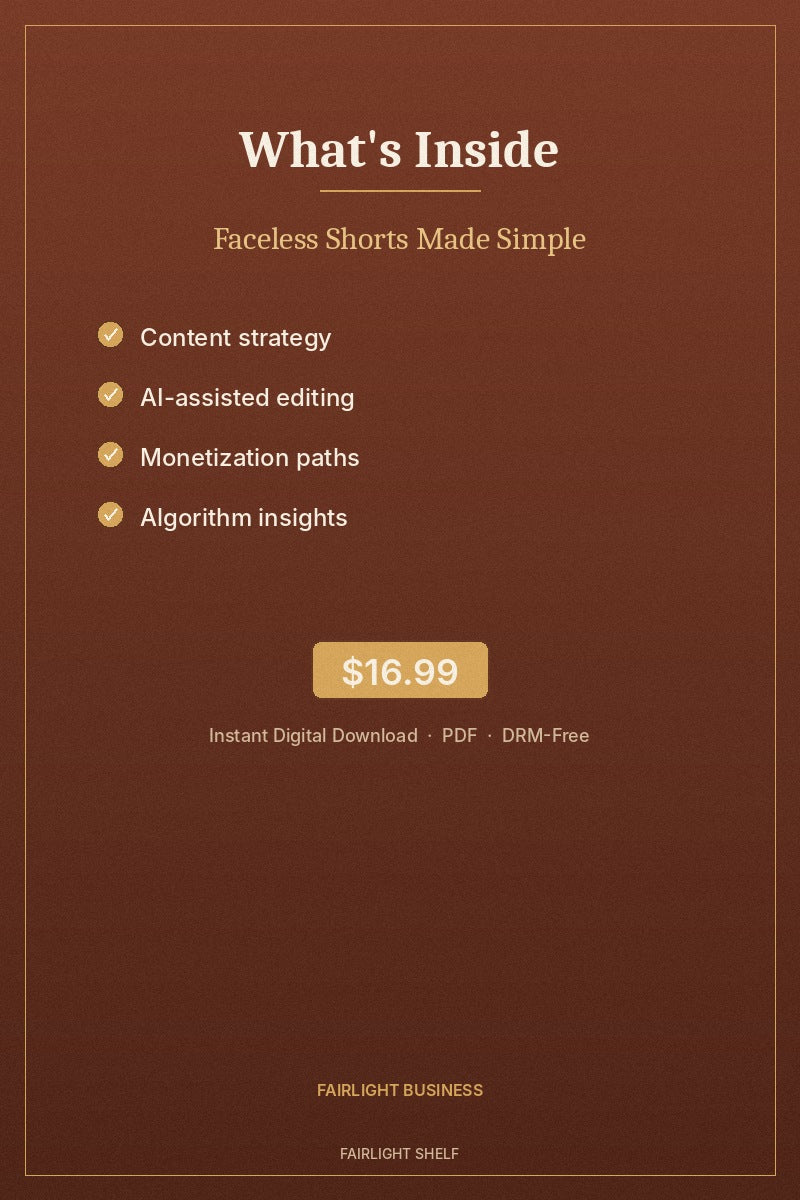Faceless Shorts Made Simple, 2027 Edition (VIP)