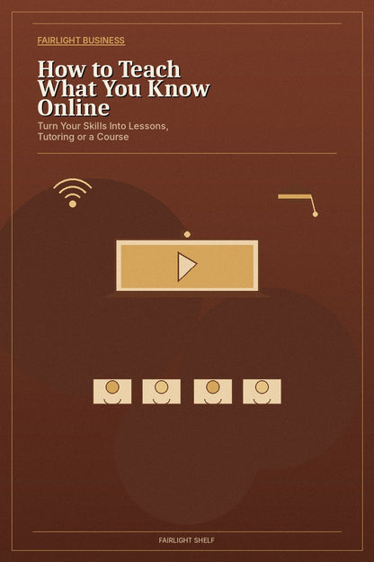 How to Teach What You Know Online (VIP)